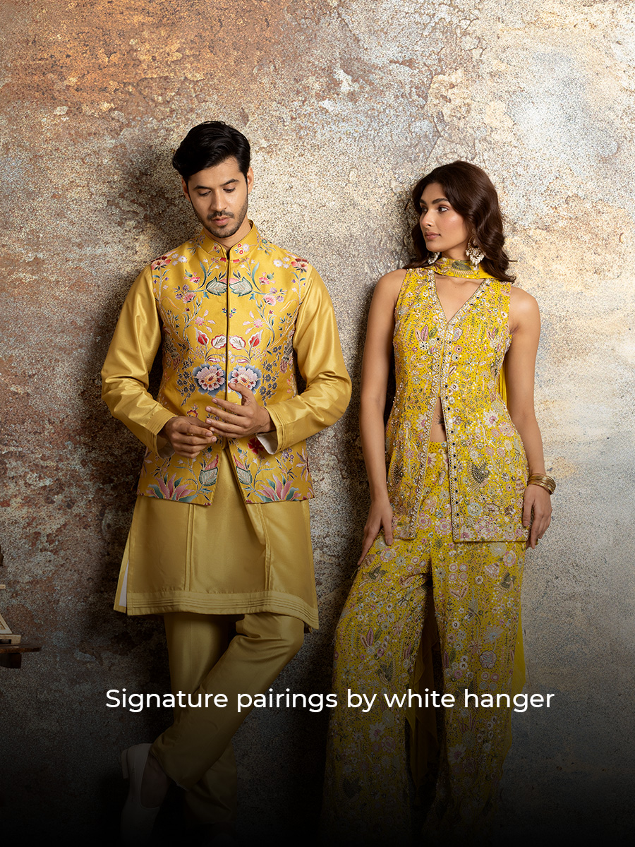Signature pairings by white hanger