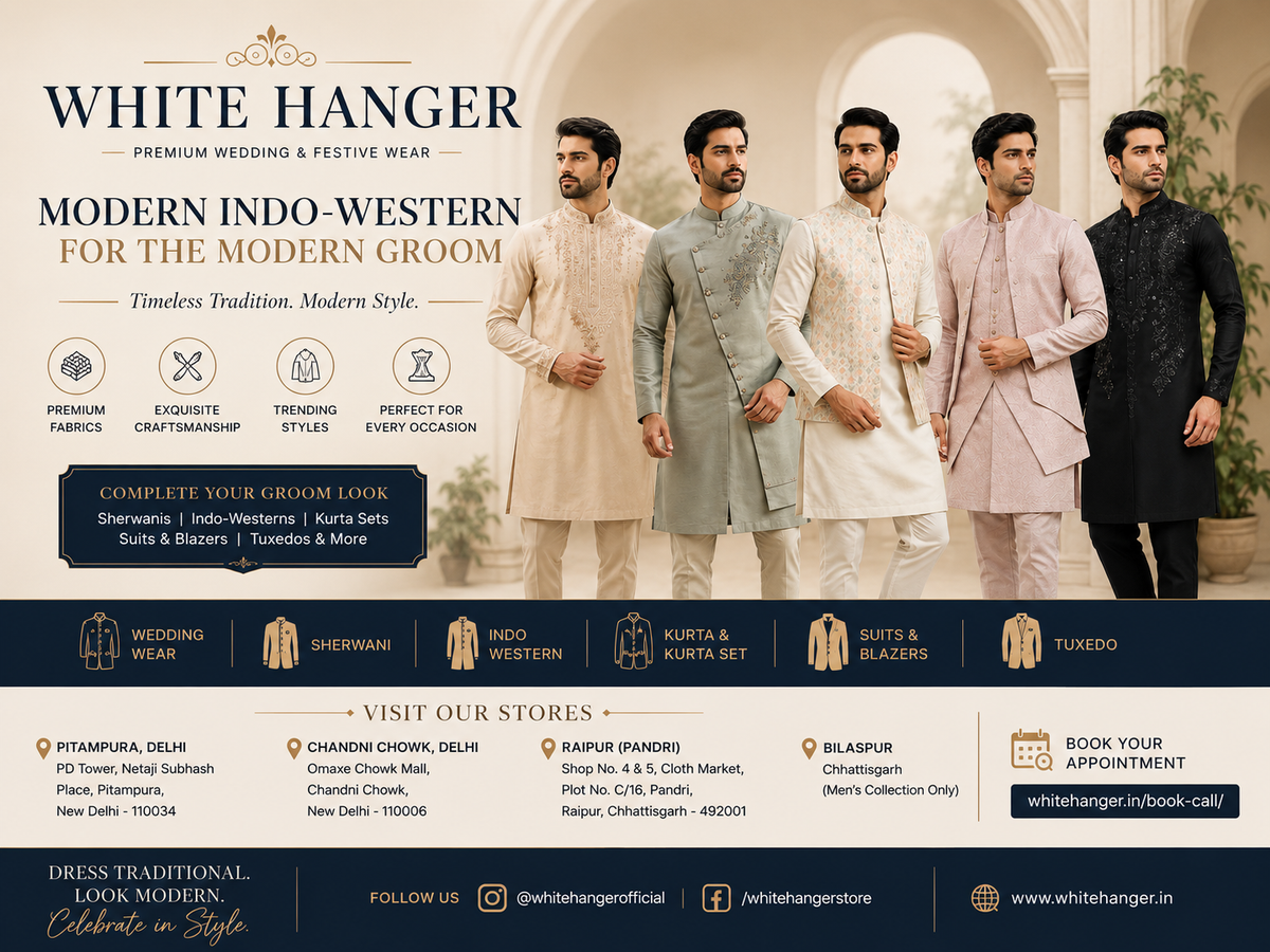 5 Modern Festive Indo-Western Kurta Styles Every Groom Should Own This Season
