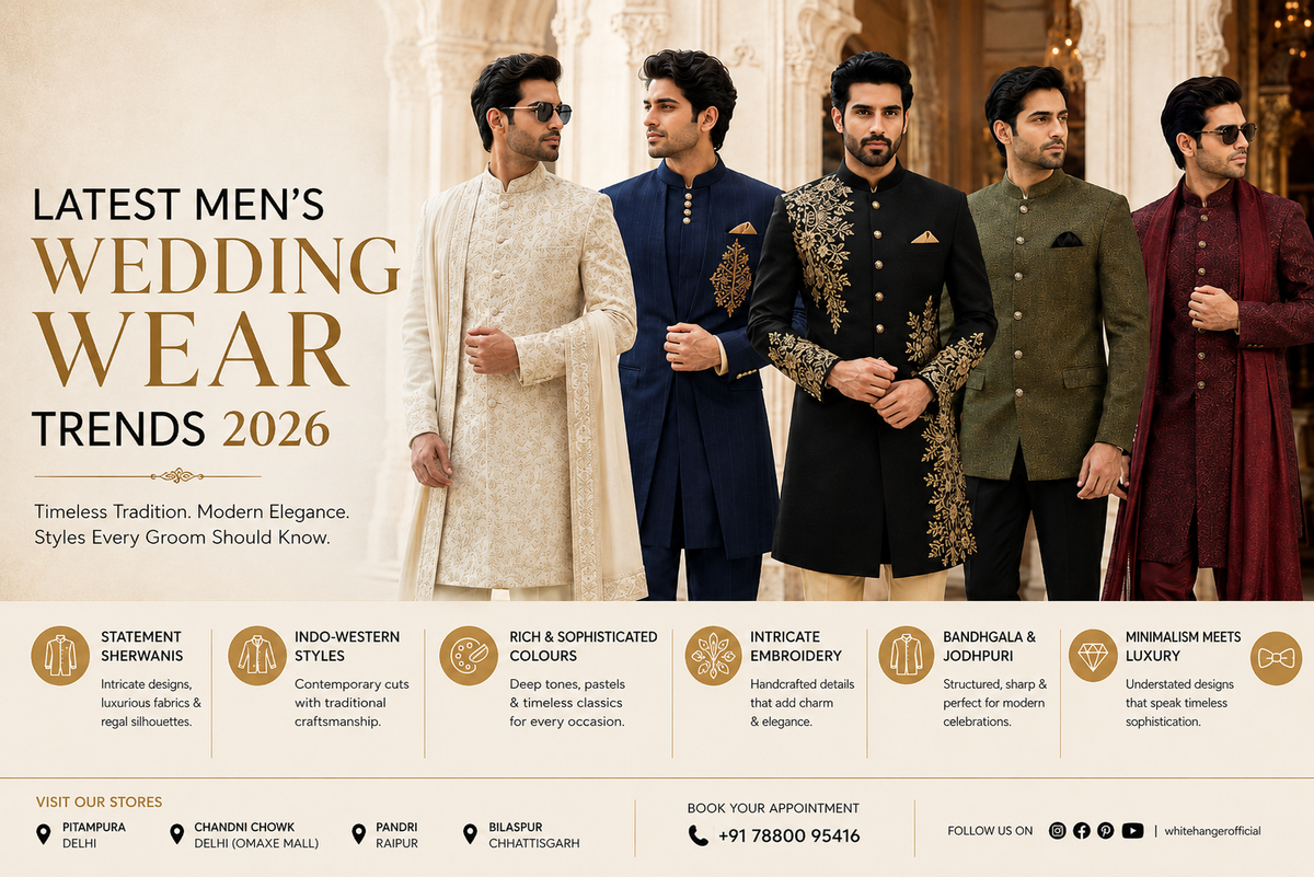 Latest Men’s Wedding Wear Trends 2026