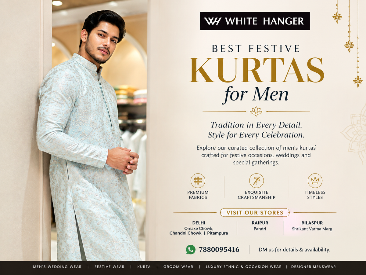 Best Festive Kurtas for Men: Celebrate the Season in Style with White Hanger