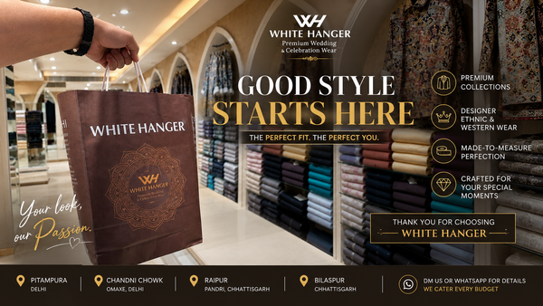 Good Style Starts Here: Discover Premium Wedding & Celebration Wear at White Hanger