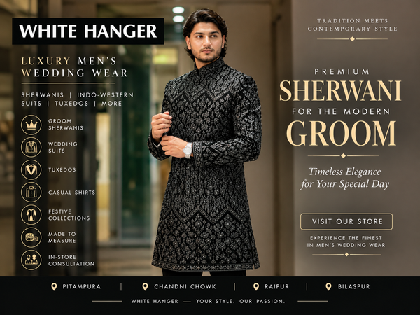Discover Premium Groom Wear at White Hanger