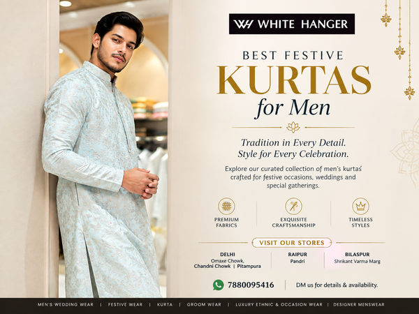 Best Festive Kurtas for Men: Celebrate the Season in Style with White Hanger